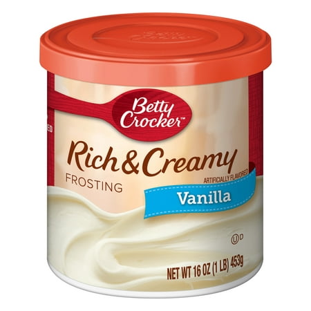 (12 Pack) Betty Crocker Rich and Creamy Vanilla Frosting, 16 (Best Chocolate Frosting Ever)