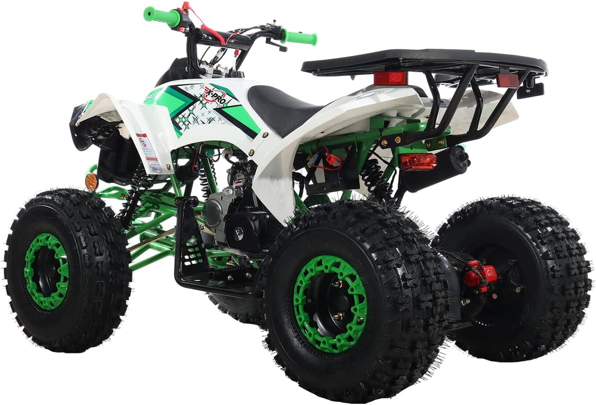 X-Pro Brand New 125cc Gas ATV, Automatic Transmission w/Reverse Electric Start Big 19"/18" Tires