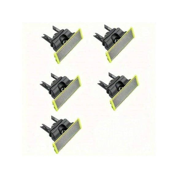 5pcs/Set Replaceable Shaving Unit Razor Head Trim Compatible WithPhilips OneBlade One Blade Shaver