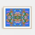 thumbnail image 2 of Aquarius - Digital Art Psychedelic Abstract Surrealism Geometric Pattern Modern Art Unframed Wall Art Print 9 x 12 inches, 2 of 4