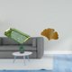 thumbnail image 2 of Bandeja para servir,Bandeja rectangular para servir en la cocina con asa,Esculturas de pared de hojas,Esculturas de pared de hierro forjado con forma de hojas de ginkgo,Escultura decorativa, 2 of 8