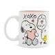 thumbnail image 2 of Taza Silver Buffalo Peanuts Snoopy Woodstock Valentine's 590 ml, 2 of 8