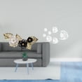 thumbnail image 2 of Arte de pared colgante,Decoración de pared de metal con colgante de hierro nórdico de lujo,Arte de pared de metal,regalo decorativo creativo moderno,Adhesivo de pared,Calcomanías de pared de, 2 of 8