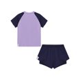 thumbnail image 4 of IEFIEL Kids Girls Tankini 2Pcs Printed Swimwear Swimming Shirt with Boyshorts Swimsuit Beachwear Purple 4XL, 4 of 7