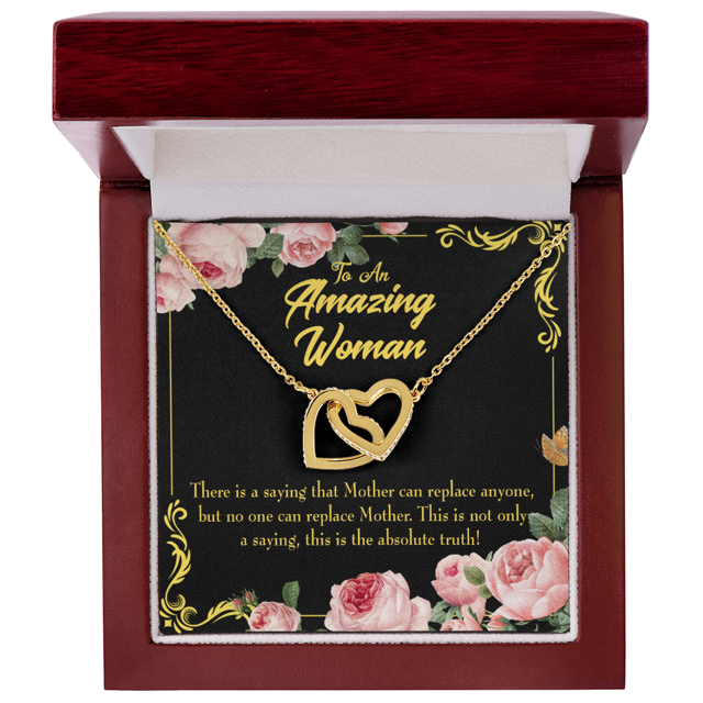 Pour Maman, la Mère Est un Collier Inséparable Irremplaçable