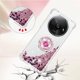 thumbnail image 3 of Funda para Xiaomi Redmi A3 con Brillo Líquido Flotante, Purpurina, Parachoques y Anillo Giratorio Soporte, 3 of 5