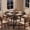 Black, variant on CONCETTA 42 Inch Round Dining Table for 4-6, Farmhouse Kitchen & Dining Room Table with Dual-Tier Storage Shelf, Heavy-Duty Pedestal Metal Frame, Space-Saving Circular Table for Apartment, Rust