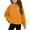 841#Saffron, variant on Cute Clothes for Teen Girls - Half Zip Crop Sweatshirt for Girls Lightweight Fall Pullover 5-16 Years Watermelon Red 120