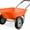 Orange, variant on Dual-Wheel Home Utility Yard Wheelbarrow Garden Cart w/Built-in Stand for Lawn, Gardening, Construction - Orange