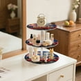 thumbnail image 3 of Wobogo American Fireworks Dogs Truck 3 Tier Acrylic Cake Stand with Clear Round Hold for Wedding Holiday Birthday Baby Shower Tea Party, 3 of 8