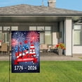 thumbnail image 3 of Amhnf Usa 250th Anniversary 1776 2026 Fireworks Patriotic Garden Flag For Home Outdoor Garden Yard Decor 12x18 inch, 3 of 5