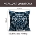 thumbnail image 2 of LALILO Throw Pillow Covers Watercolor Ethnic Paisley Ethnic Cushion Cover 18" x 18", 2 Pack, 2 of 6