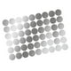 thumbnail image 3 of 108Pcs Dot Stickers Pure Color Round Shaped PVC Wide Application Circle Stickers for Office Bedroom Kitchen 7.8x11.2in Silver(1.1x1.1in), 3 of 5
