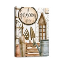 Classic Kitchen Décor Vintage Wall Art featuring Retro Kitchenware (Each 12x16 Inch)