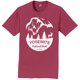 thumbnail image 1 of Camiseta de manga corta de Gravity Outdoor Co. Yosemite - Logo blanco - Granate - Grande Gravity Outdoor Co. Camiseta de manga corta, 1 of 1