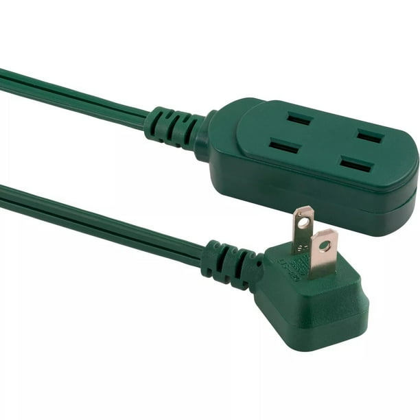 Philips 6 Feet 3 Polarized Ac Outlet Extension Cord 1625 Watts For Indoor Use Only Green New Open Box Walmart Com Walmart Com
