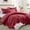 Burgundy, variant on Ameha 2 Piece Quilt Set Lightweight Embossed Floral Bedspread Soft Microfiber Coverlet Twin Emerald Green