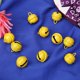 thumbnail image 4 of 20 piezas de 25 mm de metal con cascabeles colgantes de Navidad para decoración de mascotas (amarillo) Tmvgtek Oficina Multiescena Multifunción, 4 of 6