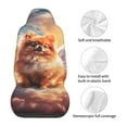 thumbnail image 5 of Sikiie Cute Cloud Pomeranian Car Seat Protector 2 Pack Car Seat Cushion Mat, Car Seat Covers for SUV, Truck, Van, 5 of 7