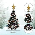 thumbnail image 2 of Árbol de resina de Navidad con luz LED de hadas Lámpara colorida de Navidad para decoraciones navideñas de fiesta, 2 of 9