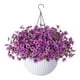 thumbnail image 4 of Cesta de flores artificiales colgantes con plantas artificiales, maceta colgante realista para primavera, balcón, habitación y patio. Estilo C, 4 of 8