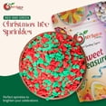 thumbnail image 7 of NY SPICE SHOP Christmas Sprinkles - 08 Ounce - Red & Green Sprinkles - Christmas tree Sprinkles - Christmas Baking Sprinkles - Cupcake Decorations - Cookie Decorating Supplies - Fancy Sprinkles, 7 of 7