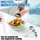 thumbnail image 4 of Cucharas medidoras, juego de tazas de cucharas medidoras de acero inoxidable, cucharada pequeña, para medir ingredientes secos y líquidos de regalo, 4 of 5