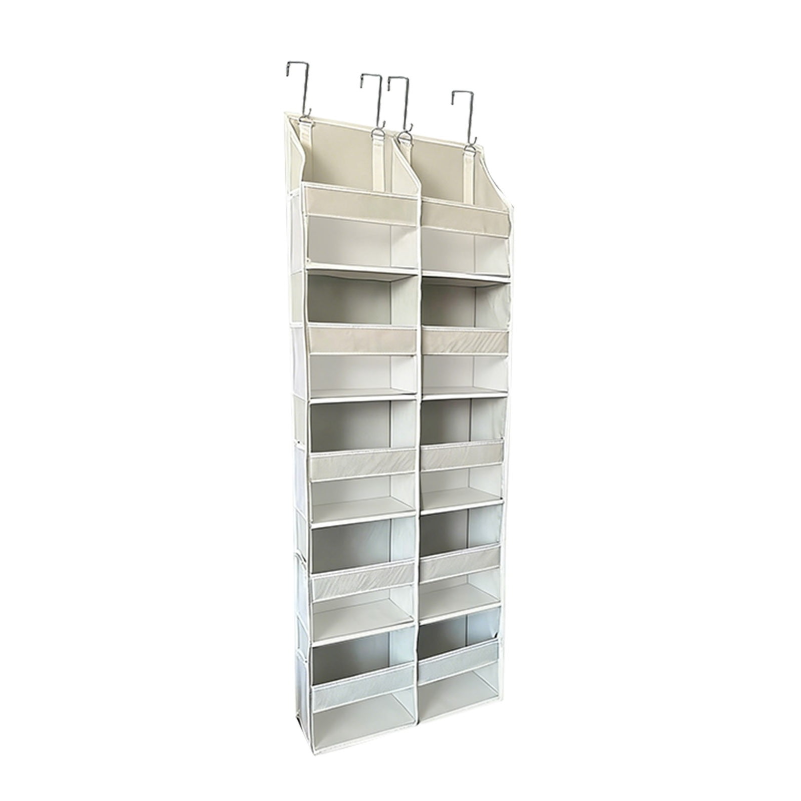 Hoodie Sweatshirt Storage Hack, Door Hanging Shoe Rack Organizer, 26-Pocket Clear Holder, Pockets Wall Shoes Bag, Portable Closet Wardrobe, 57" L X 20" W X 6.7" H, Cabinet Behind The Doors