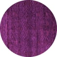 thumbnail image 1 of Ahgly Company Indoor Round Abstract Pink Modern Area Rugs, 5' Round, 1 of 4