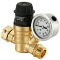 thumbnail image 3 of Kohree 3/4" RV Water Pressure Regulator,Brass Lead-free Adjustable Water Pressure Regulator W/ Pressure Gauge Water Filter Net for RV Camper Travel Trailer, 3 of 10