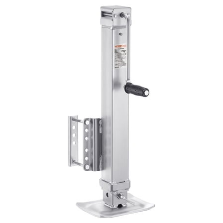 VEVOR Trailer Jack, 8000 lbs Static Load Capacity, Heavy Duty Swivel Bolt-on Trailer Jack, 28.5" Lift Trailer Jack Stand with Handle for RV Trailer, Horse Trailer, Utility Trailer, and Yacht Trailer