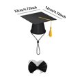 thumbnail image 2 of Tumotour Graduation Season Bachelor's Hat Big White Gooses Festival Set Decoration Sculpture Decoration, 2 of 8