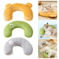 thumbnail image 2 of AOOOWER Simulation Plush Cats Pillows Creative Cats Pillows Dog Sleep Neck Pillows for Kittens, Durable and Portable, 2 of 21