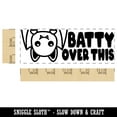 thumbnail image 2 of Batty Over This Bat Teacher Student School Self-Inking Rubber Stamp Ink Stamper - Red Ink - Large 2-3/4 Inch, 2 of 7