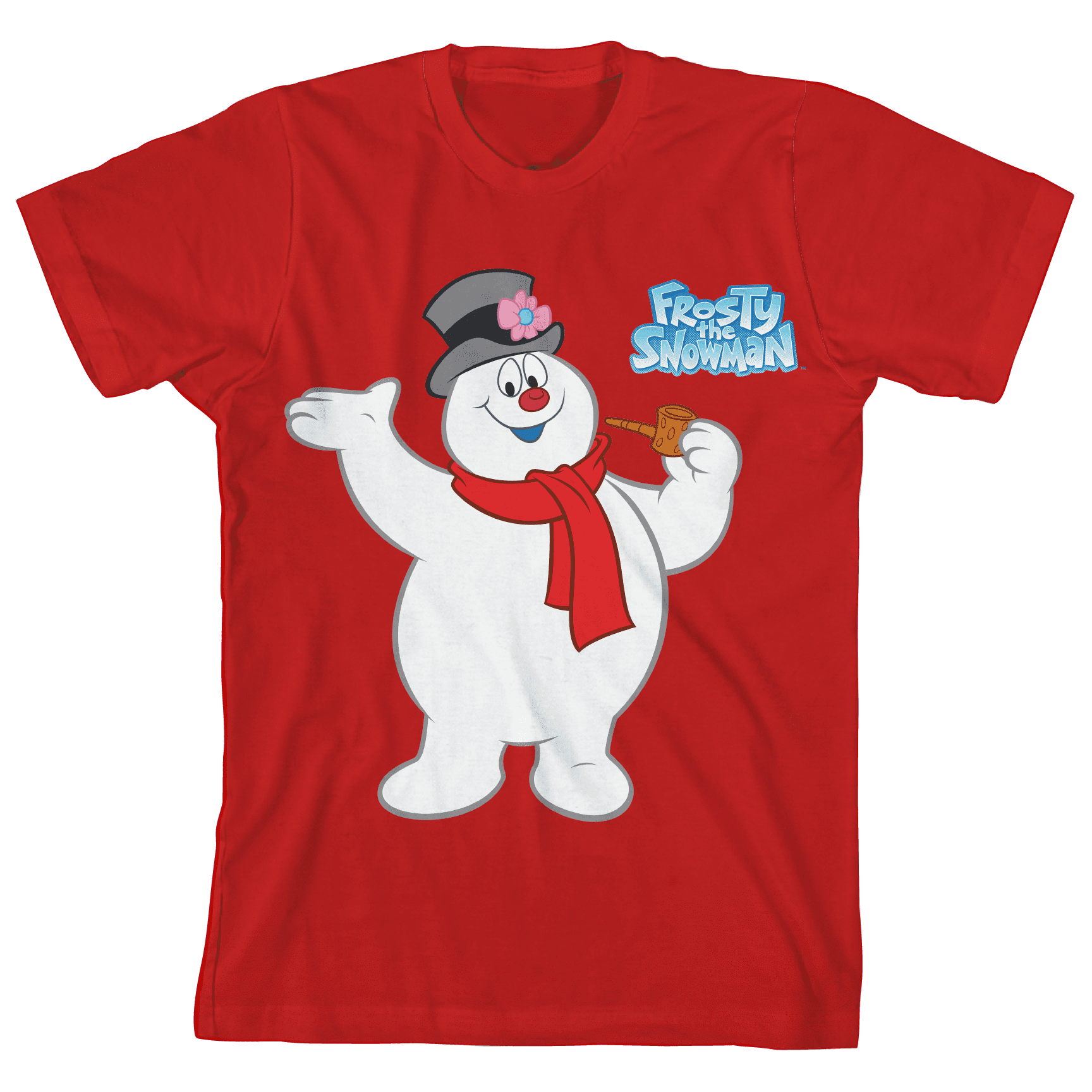 Youth 4-Pack Holiday Movie Tees: A Christmas Story, Polar Express, Elf, Frosty the Snowman-Large