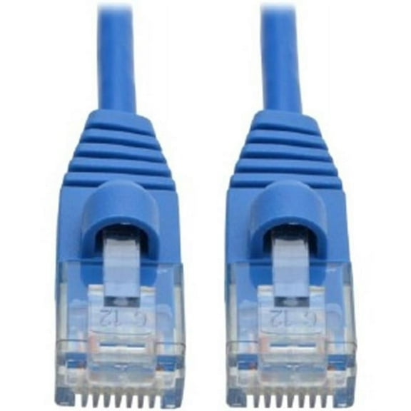 5 ft. CAT6A Gigabit Snagless Molded Slim UTP Patch Cable, Blue
