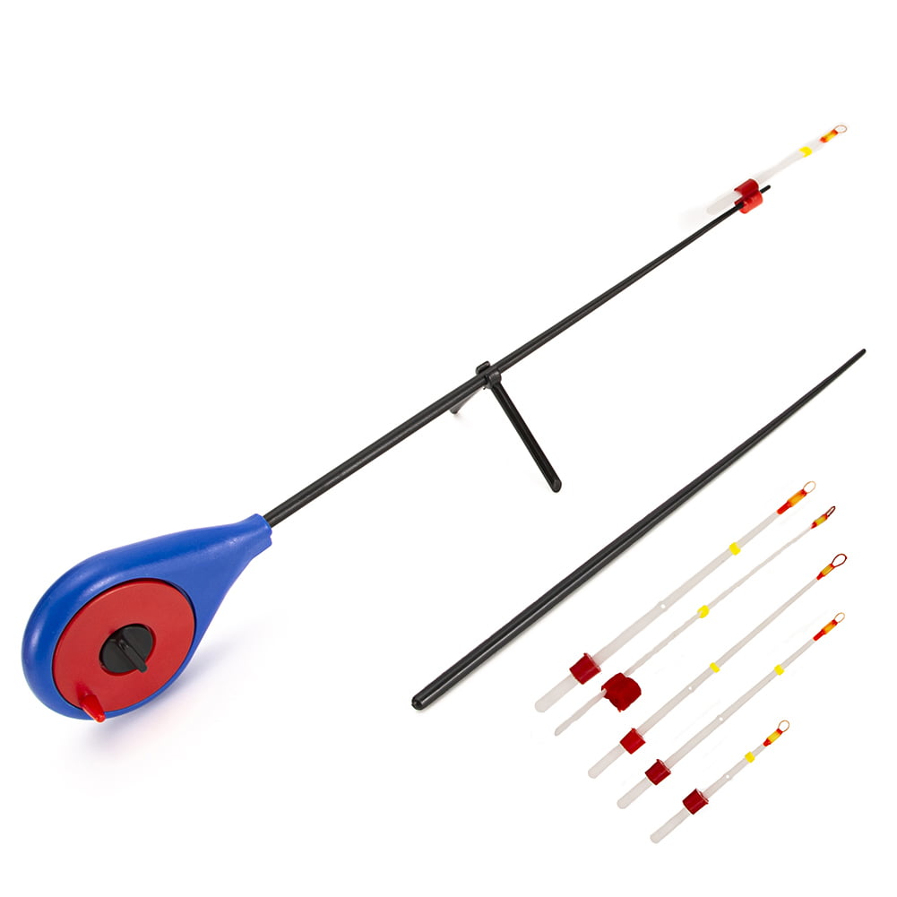 Portable Carbon Fiber Ice Fishing Rod Tip Winter Fishing Pole Retractable