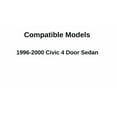 thumbnail image 3 of Passenger Right Side Front Door Window Door Glass Compatible with Honda Civic 4 Door Sedan 1996-2000 Models, 3 of 4