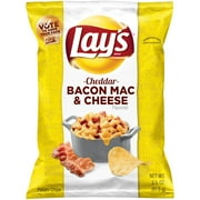Lay's Cheddar Bacon Mac and Cheese Potato Chips 2.88 oz. Bag