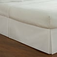 thumbnail image 4 of Fresh Ideas Bedding Tailored Bed Skirt, Classic 14” Drop Length, Pleated Styling, Twin, White, 4 of 5