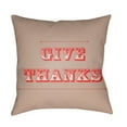 thumbnail image 1 of Surya Give Thanks Print Outdoor Pillow, 1 of 2