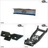KFIProducts - UTV Plow Kit - 66'', Polaris RZR 4 800 2010-14 Black / Silver #KK00002491_1