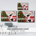 thumbnail image 5 of Arose Such a Clatter Collection A - Framed Gallery Wrapped Holiday Canvas - 25 x 37 - Black Frame, 5 of 9