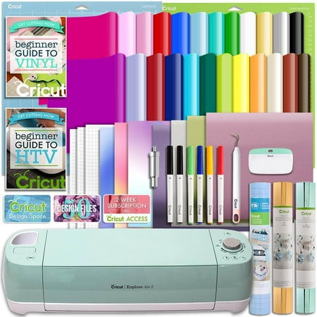 Cricut Explore Air 2 Deluxe Vinyl And Heat Transfer Vinyl