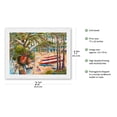 thumbnail image 2 of Halau Wa’a Ma Ke Ala Wai - Hawaiian Honolulu Canoe (Wa’a) Club - From an Original Hawaii Watercolor Painting by Peggy Chun - Japanese Unryu Rice Paper Art Print (Unframed) 17 x 22 in, 2 of 4