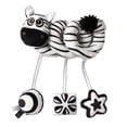 thumbnail image 1 of Kid Activity Black White Spiral Hanging Plush Animal Toy Hanging Child Toy, 1 of 4