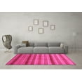 thumbnail image 3 of Ahgly Company Indoor Rectangle Abstract Pink Modern Area Rugs, 8' x 12', 3 of 4