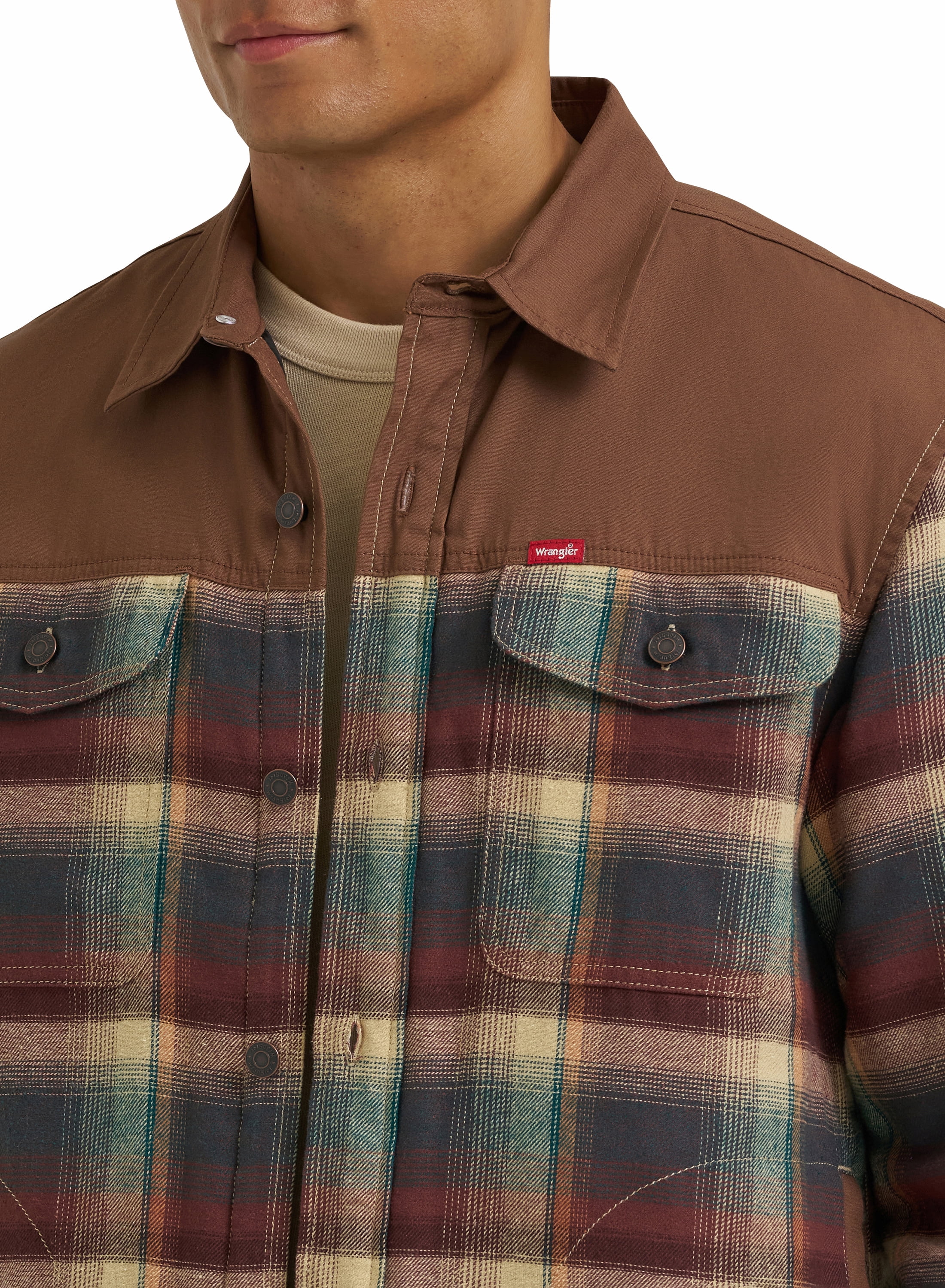 Wrangler® Men's Heavyweight Quilt-Lined Shirt Jacket