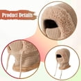 thumbnail image 6 of yotijay Balaclava Hood Neck Warmer Thermal Full Face Mask for Winter Hiking Climbing Khaki, 6 of 8