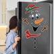 thumbnail image 5 of Fiudx Ofertas del día Pegatina magnética para frigorífico con expresión de muñeco de nieve navideño, decoración navideña, pegatina de pared para puerta de garaje DIY, 5 of 5